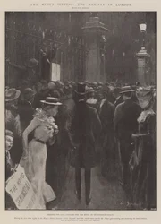 Die Krankheit des Königs, die Besorgnis in London